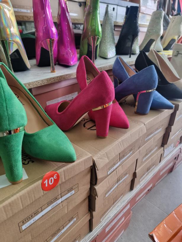 stilettos camurça -2281