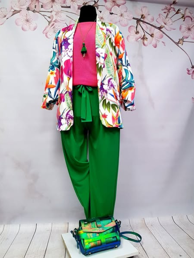 Marynarka flower power