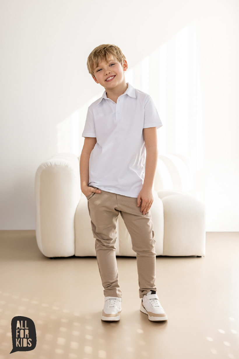 KOSZULKA POLO BIAŁA AFK