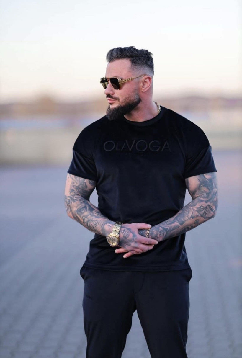 Komplet męski PIFFLE czarny