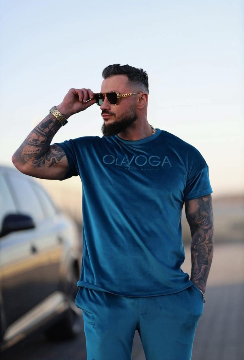 Komplet męski PIFFLE morski