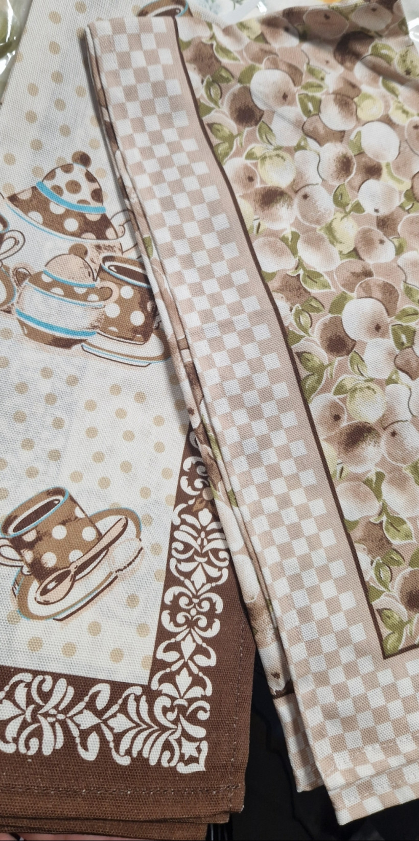 Ściereczki kawa i owocki 50x75cm (ogrome)