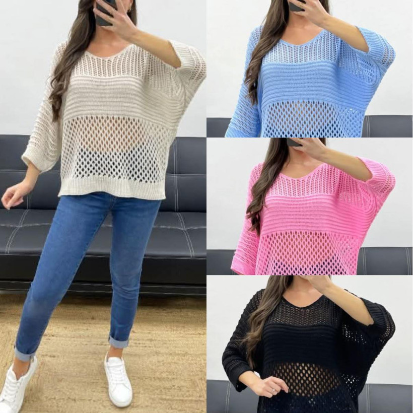 Pull ajouré
