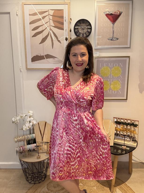 Robe rose