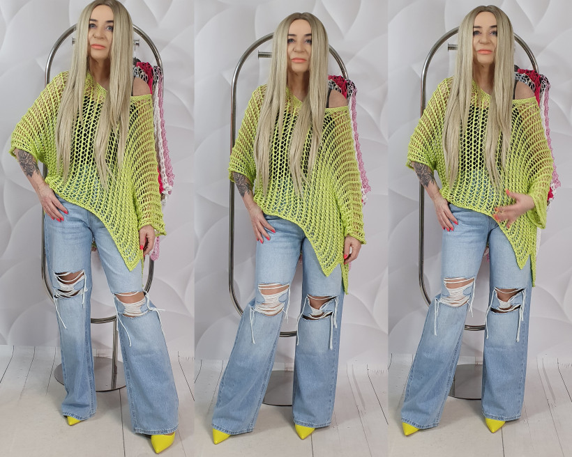 SWETER AŻUR FIOLERRO 23807 RN3