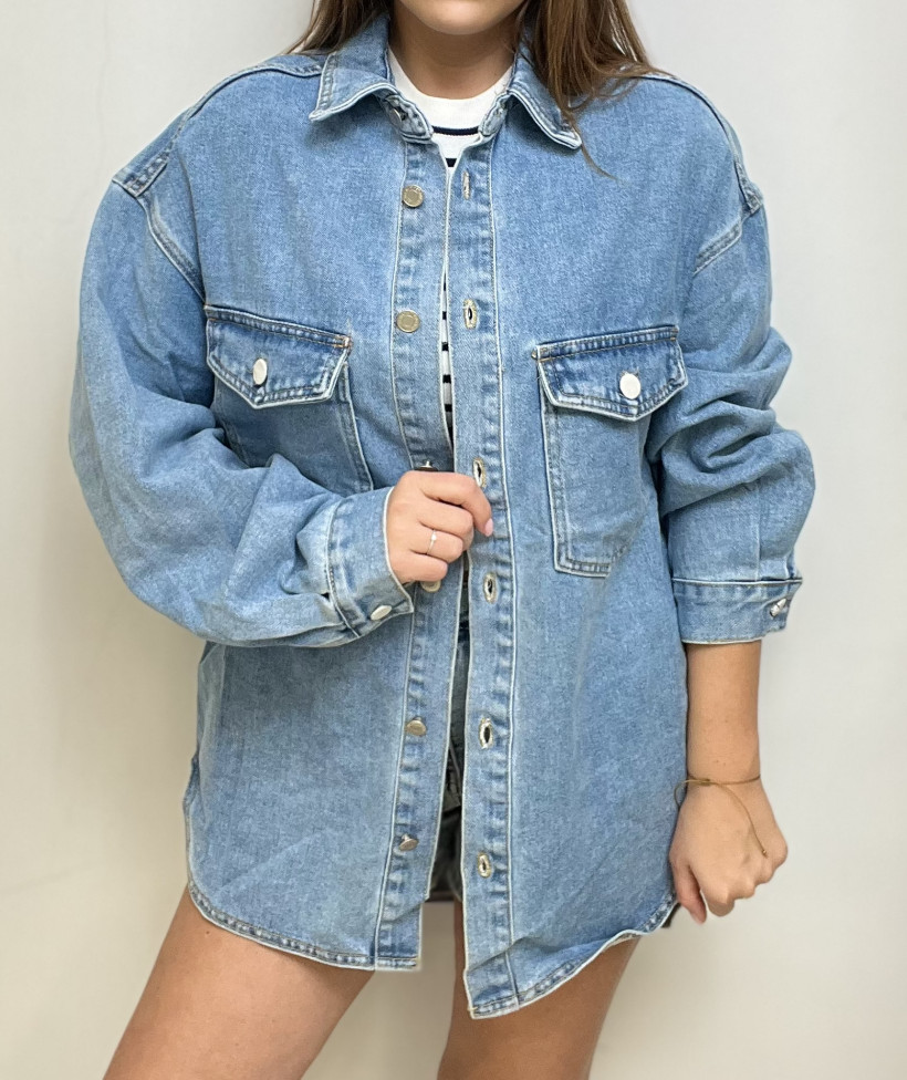 KURTKA A'LA KOSZULA JEANS