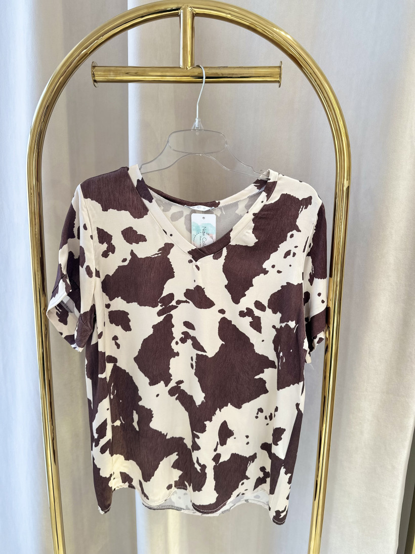 NC BLUZKA SATYNA COW