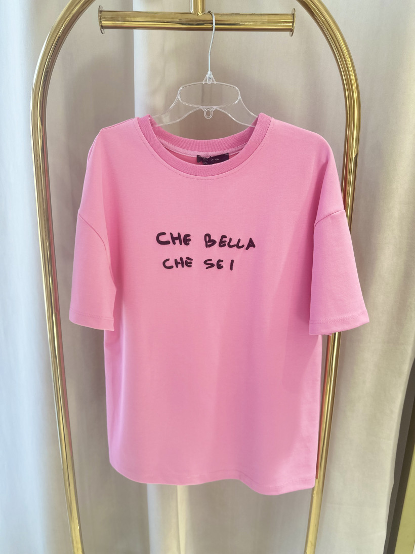 LUM TSHIRT RÓŻ BELLA