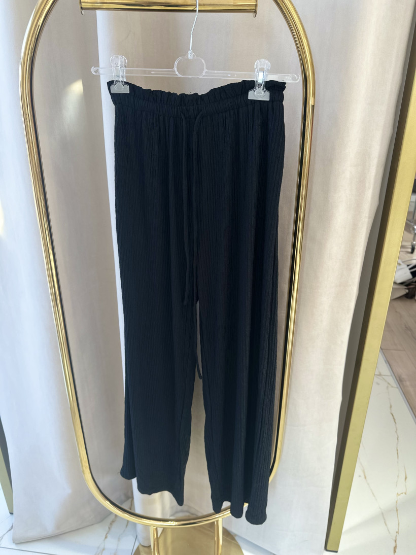 KILKY SPODNIE KREPA CZARNE