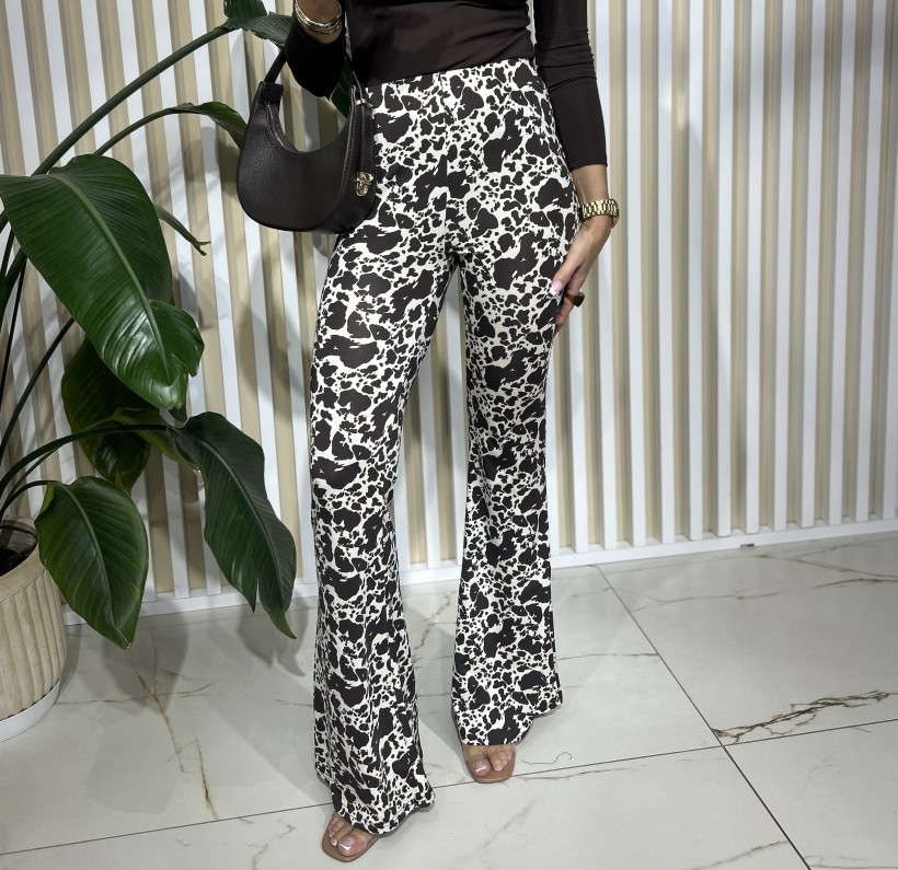 BY SWAN SPODNIE DZWONY COW