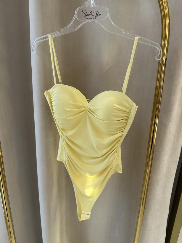GIORGIA BODY DRAPOWANIE ŻÓŁTE