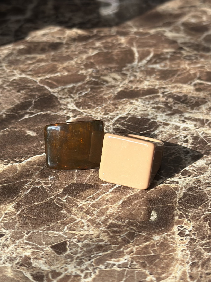 PIERŚCIONEK KWADRAT KOLORY