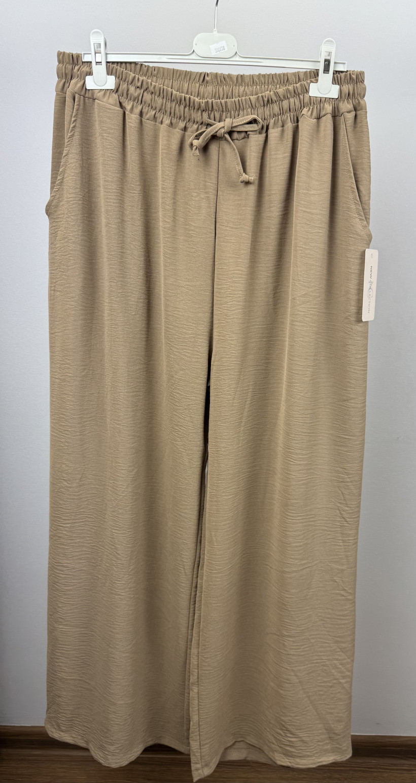 Spodnie kuloty na gumce , niegniotki - wł. - 10149 - fango