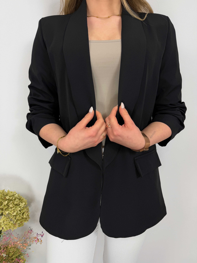 Marynarka 141 marszczone rฤkawy - wลoska