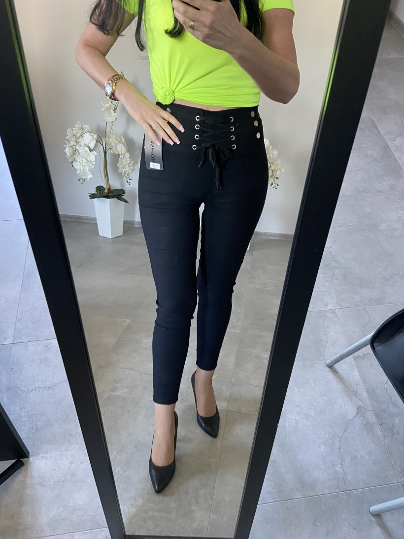 Legginsy 103 sznurowane