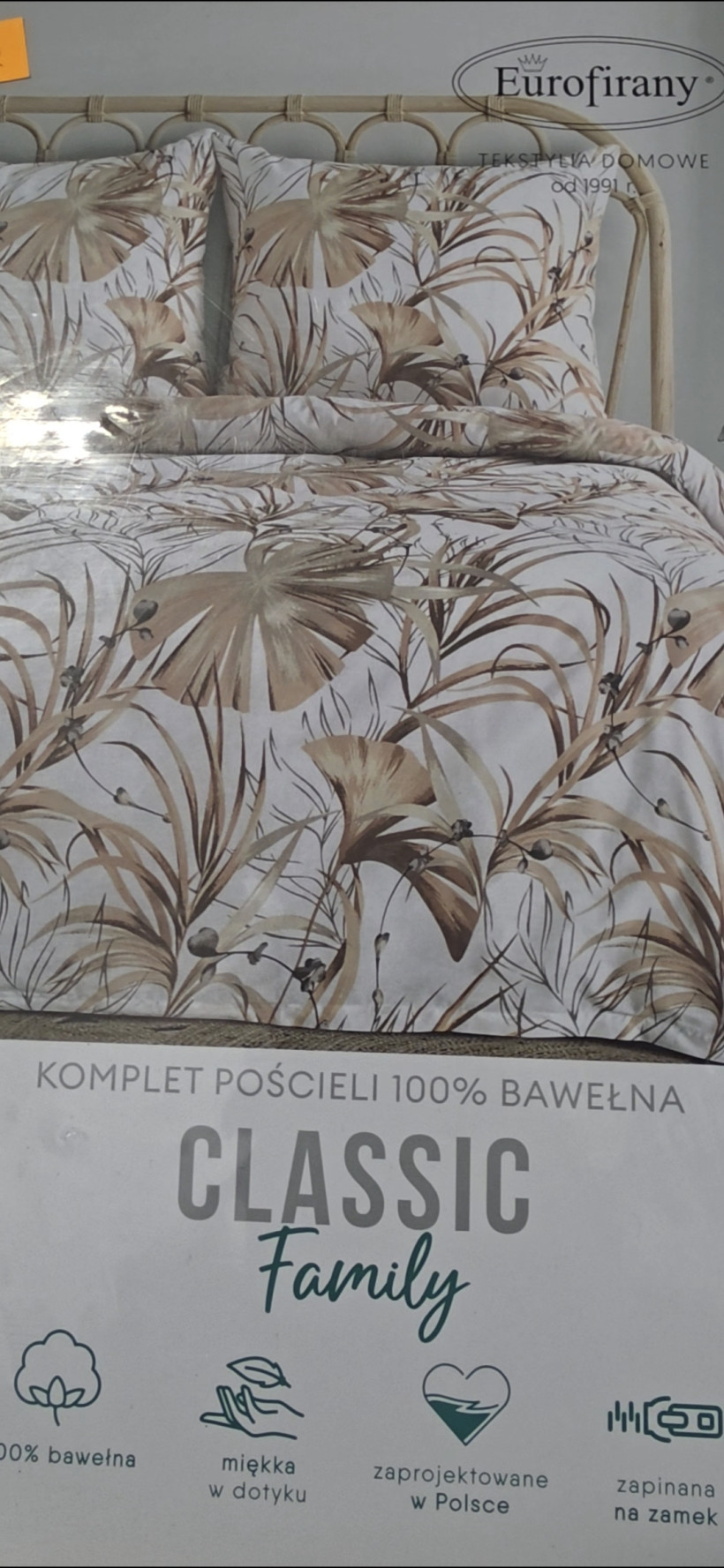 Posciel 200x220cm słomiane kwiaty