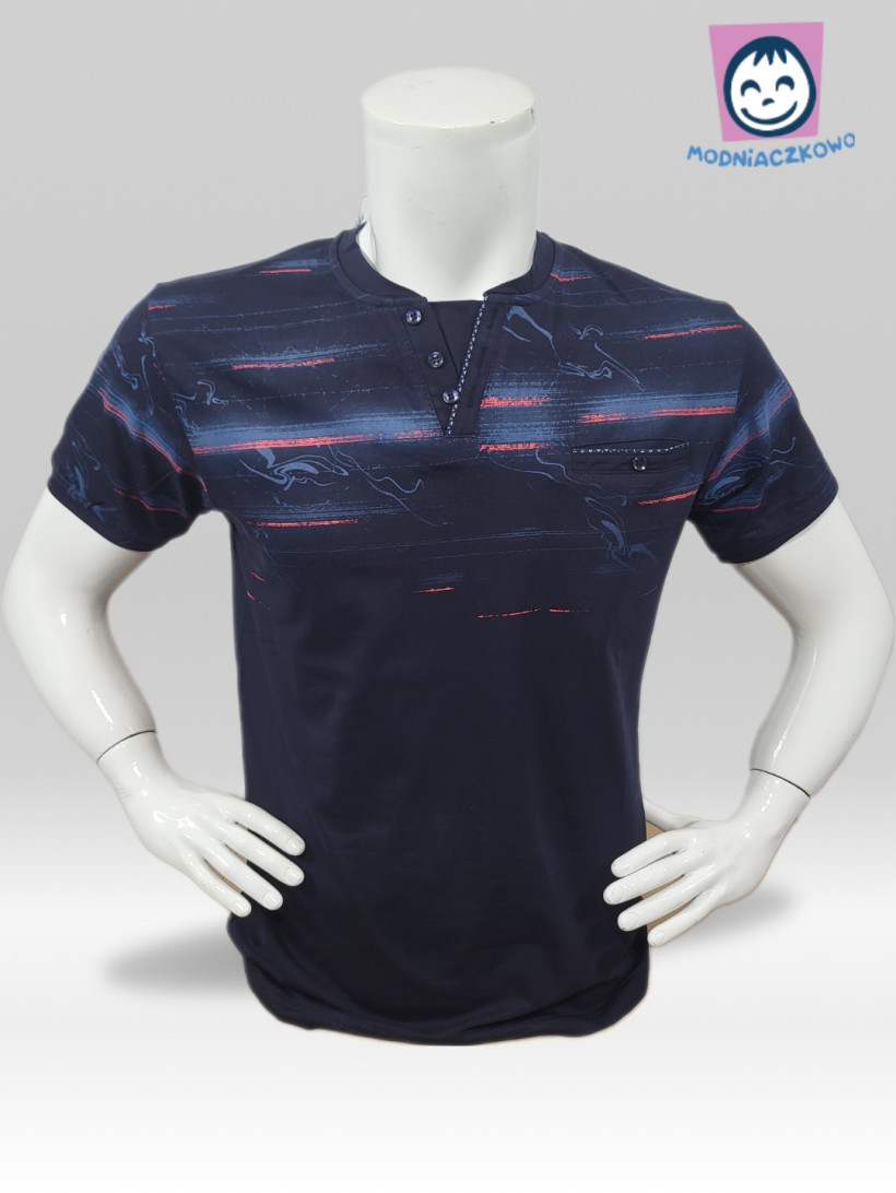 T-Shirt Męski Guzik
