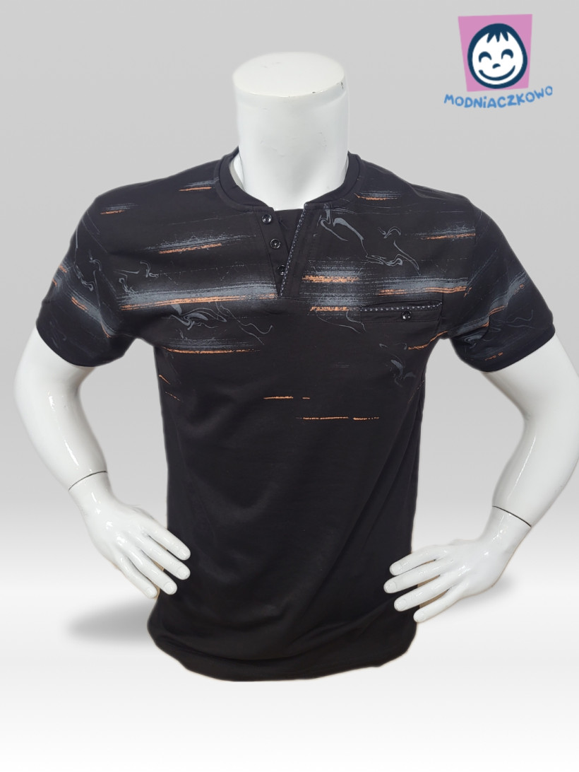 T-Shirt Męski Guzik