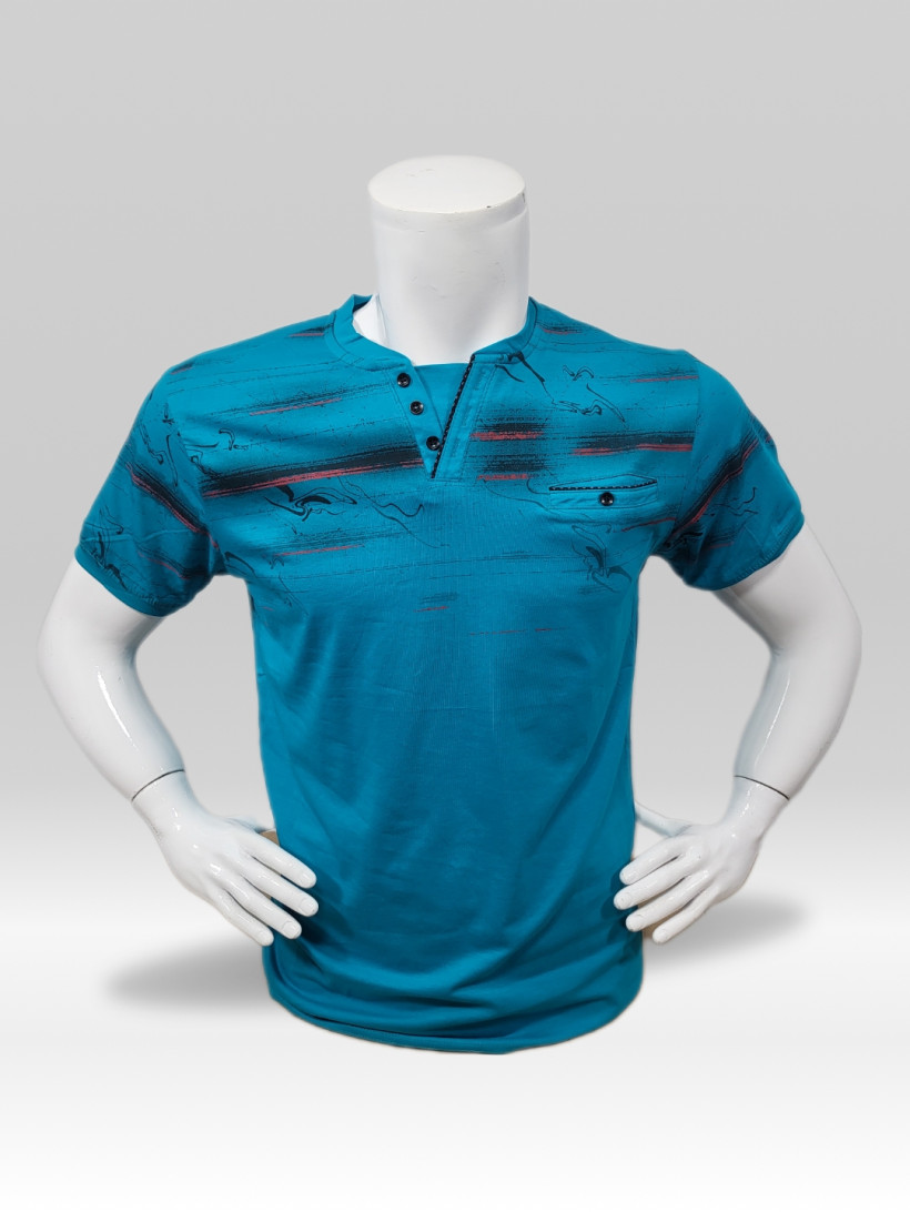 T-Shirt Męski Guzik