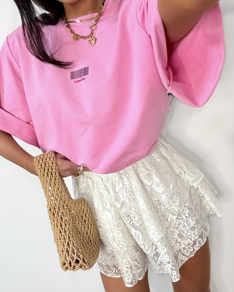 LA MILLA SPÓDNICO SPODENKI KORONKA BIAŁE