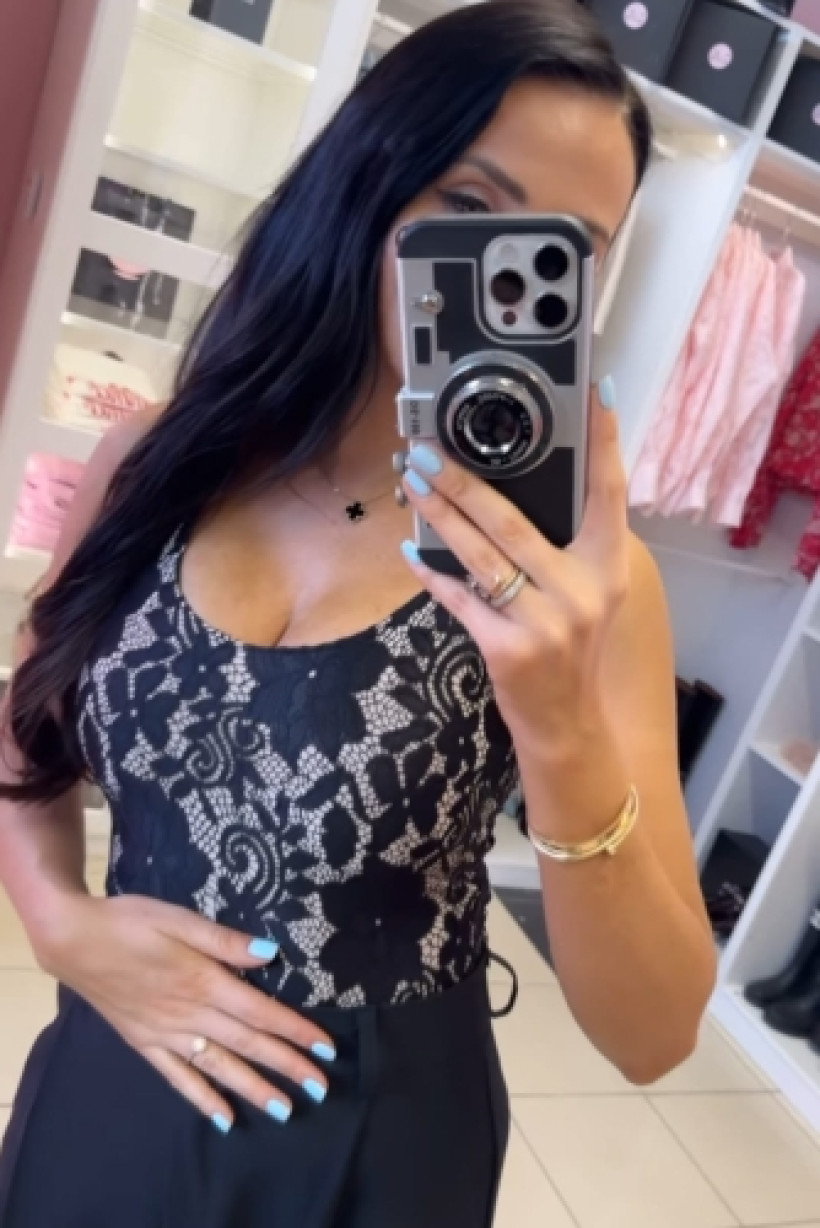 LA MILLA BODY KORONKA CZARNE 