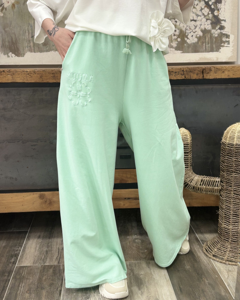 Réf 4190 Pantalon flare large Amour 36 ➡️ 46