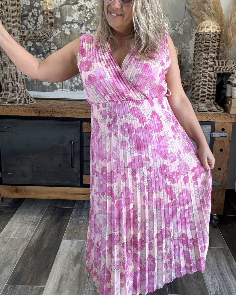 Réf 4221 Robe fleurie 36 au 44