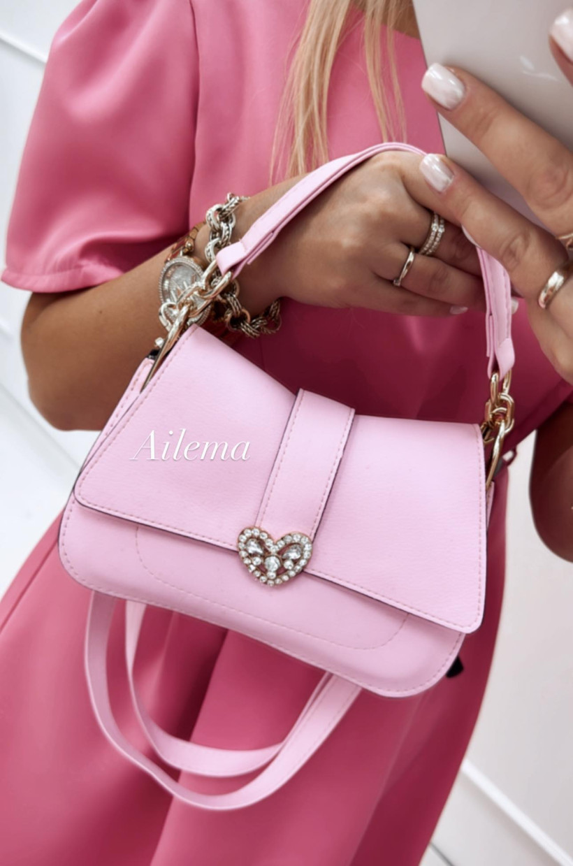 WYPRZEDAŻ Torebka ab1205 MassimoContti mała z serduszkiem