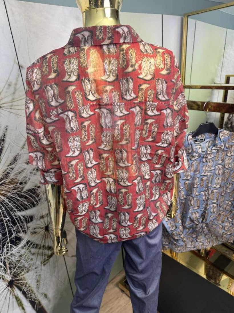 Koszula mgiełka  ‚kowbojki’ Minouu 