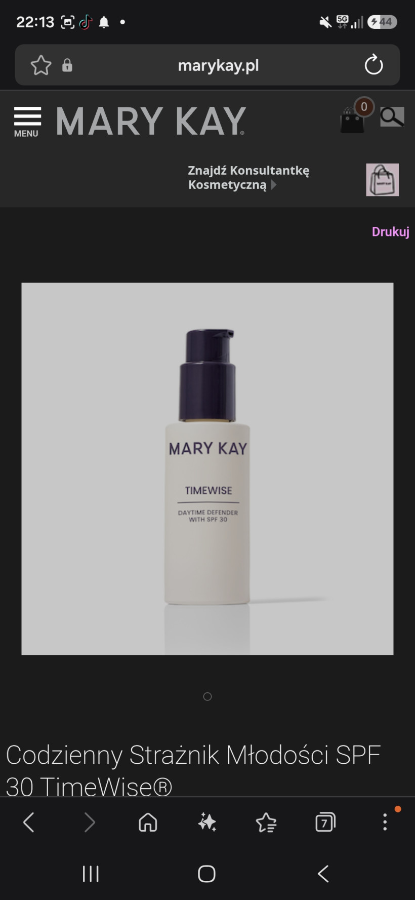 SERUM DZIEŃ - MARY KAY Z ZESTAWU CUDOWNEGO 