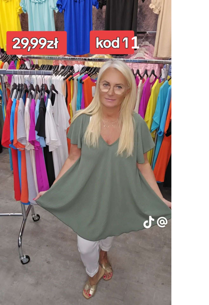 BLUZKA FALBANA RĘKAW