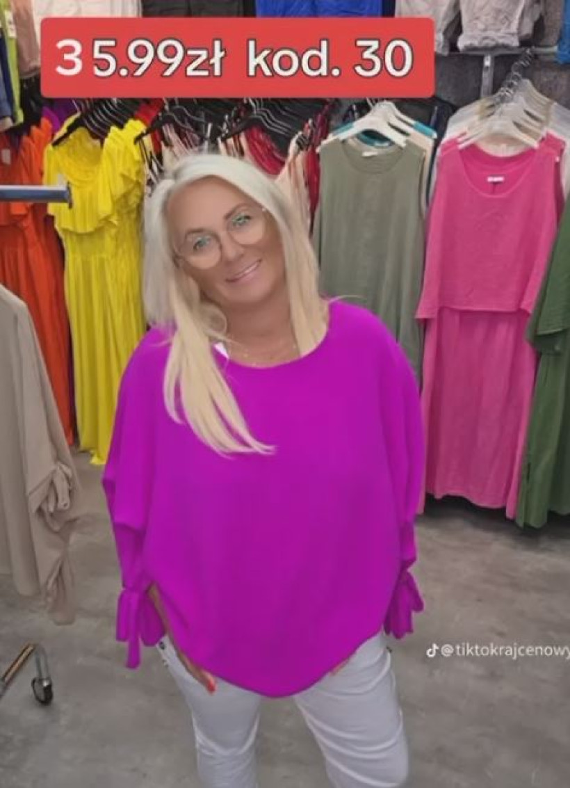 BLUZKA GESLERÓWKA WIĄZANA RĘKAW