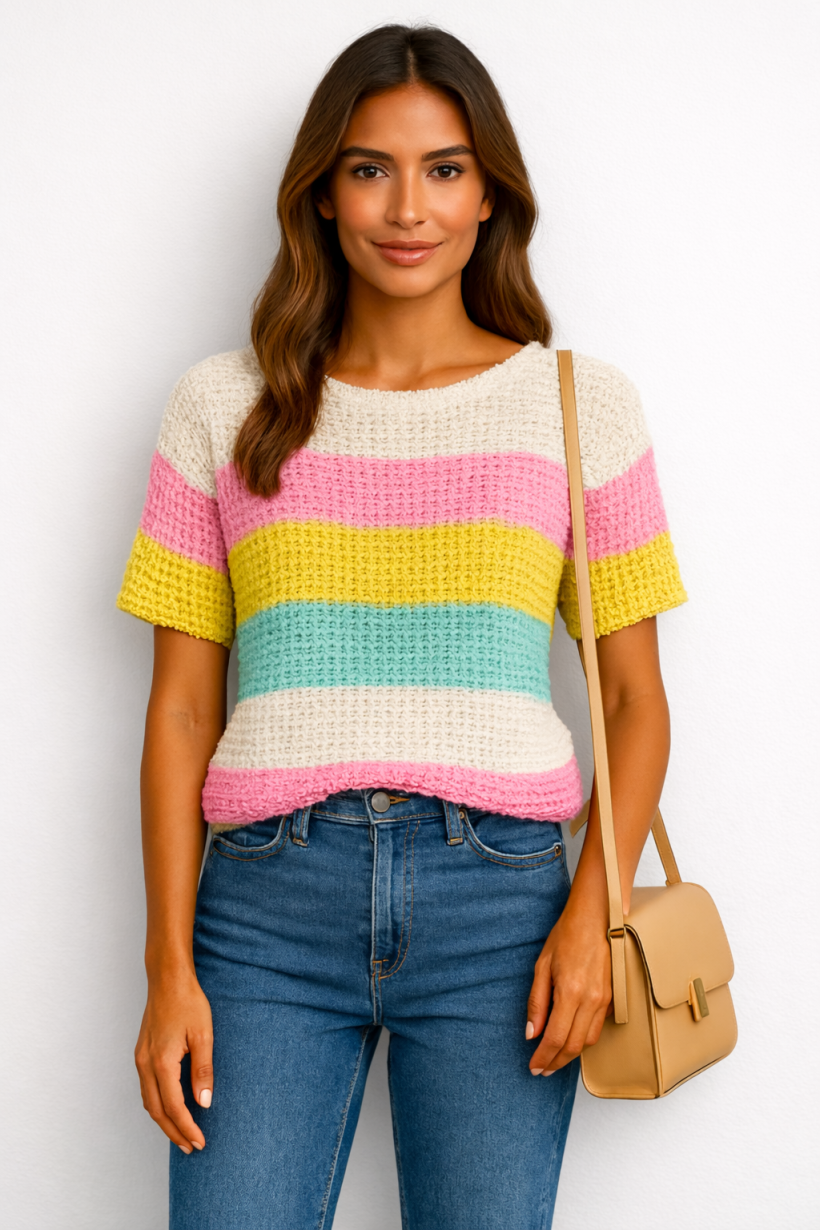 SWETER WIĄZANE PLECY PASKI