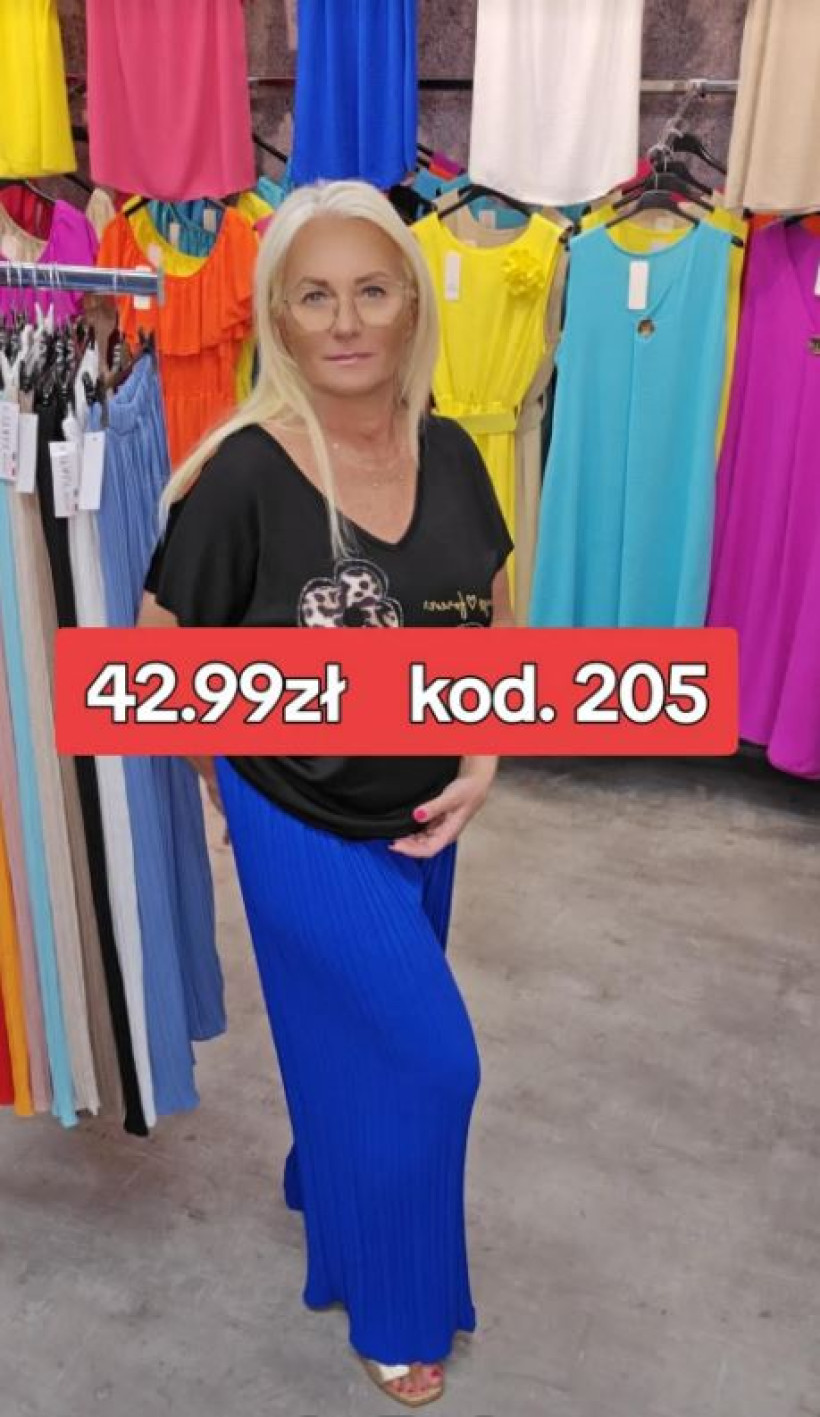 SPODNIE PLISOWANE WIĄZANIE