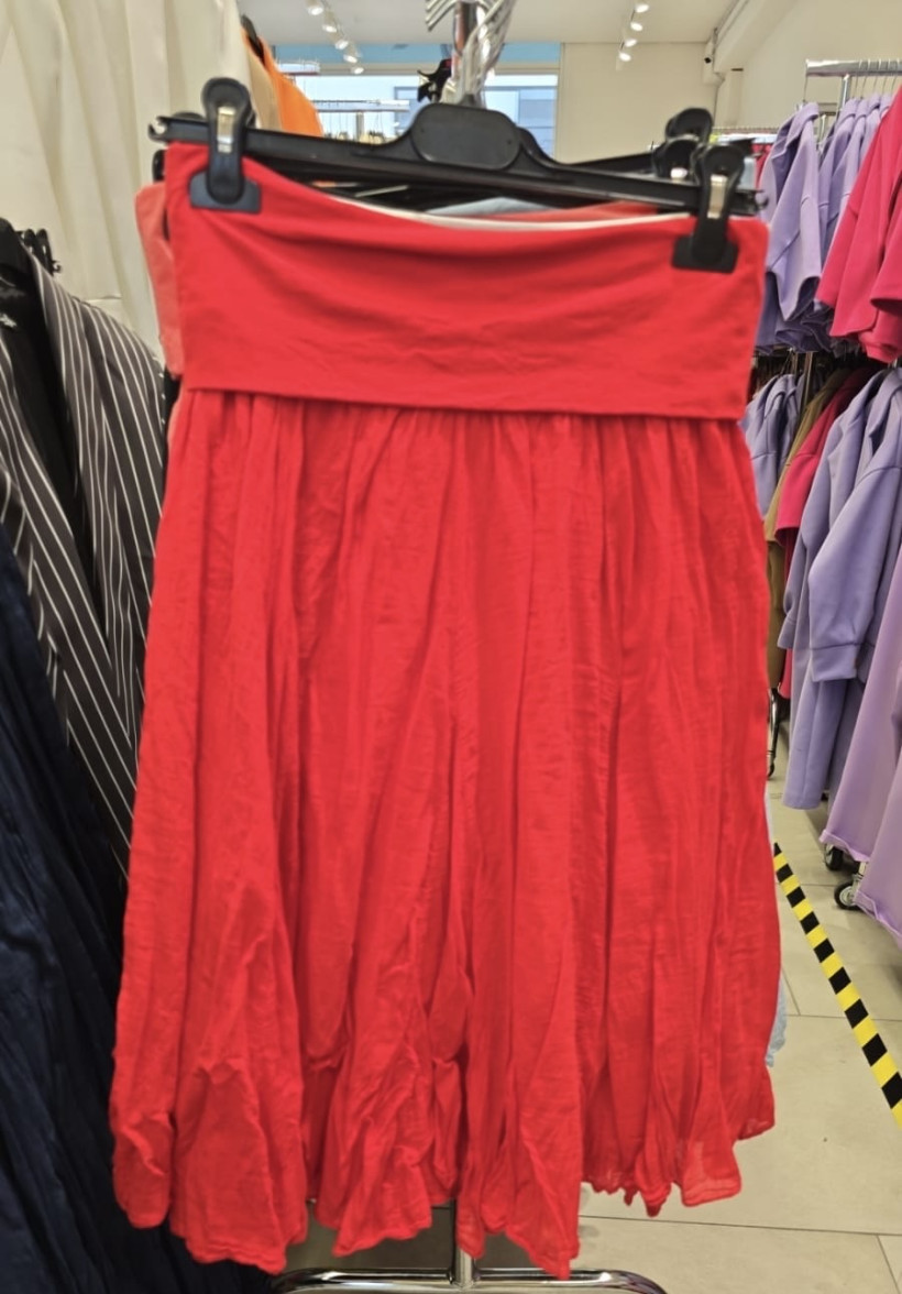 SPÓDNICA SZEROKA GUMA KRÓTKA