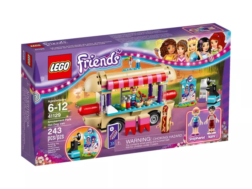 LEGO 41129 Friends Furgonetka z hot-dogami w parku rozrywki