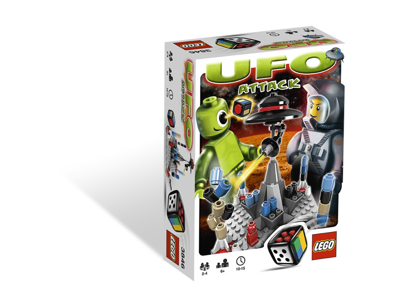 Y4 LEGO 3846 UFO Attack Klocki gra