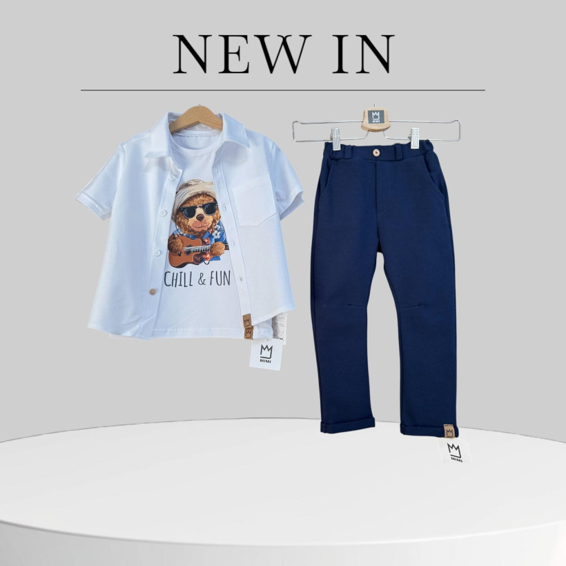 KOSZULA BIAŁA KRÓTKI RĘKAW MIMI