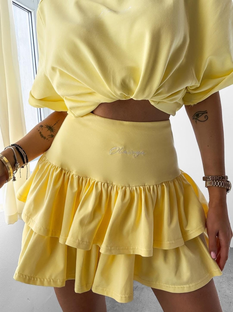 spódnica OLMECA zółta