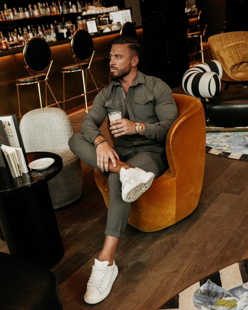 komplet męski STARLING khaki