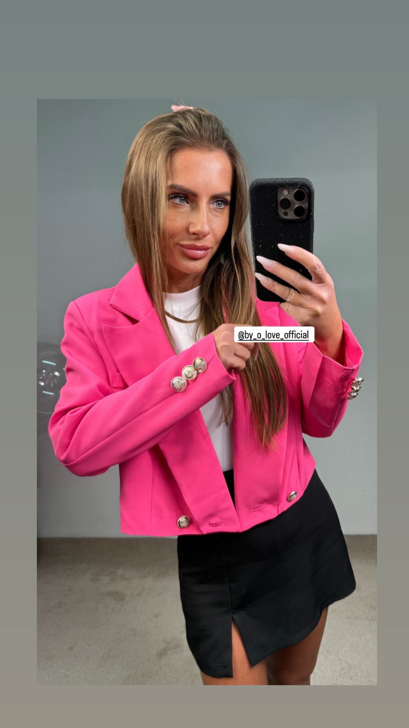 Marynarka 3 guziki Hero fuksja