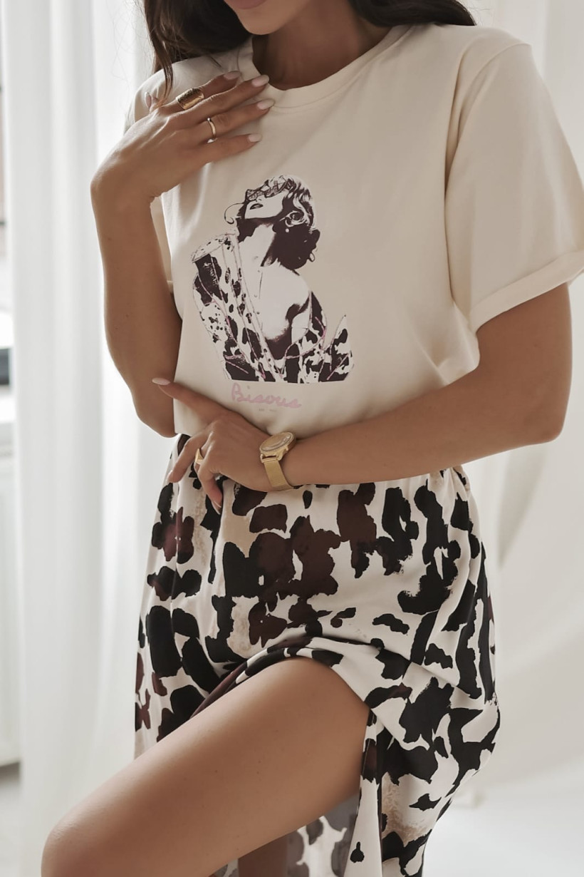 T-shirt Brown Woman XANA