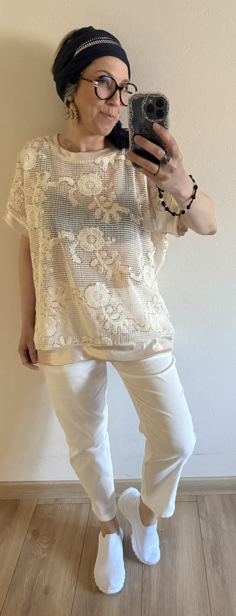 t-shirt ajouré 