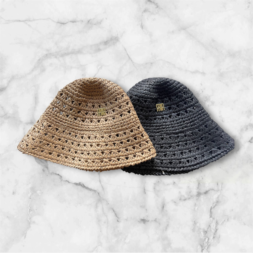 Czapka ażur papier min min