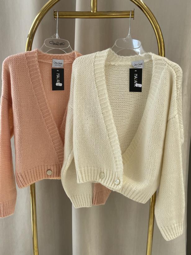 MG SWETEREK PERŁOWY GUZIK