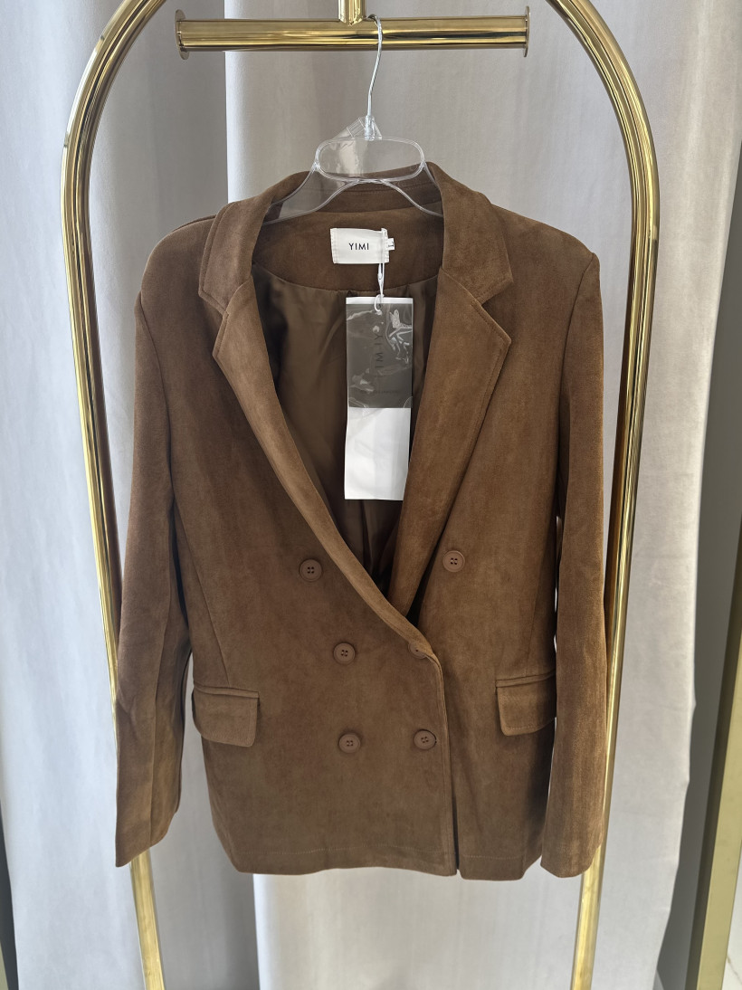 CH KURTKA ZAMSZ KARMEL