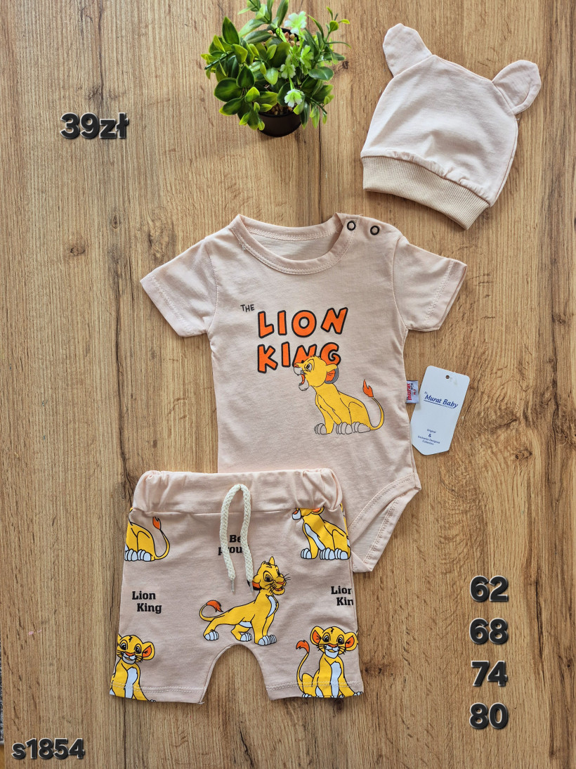 Komplet niemowlęcy "the lion king"