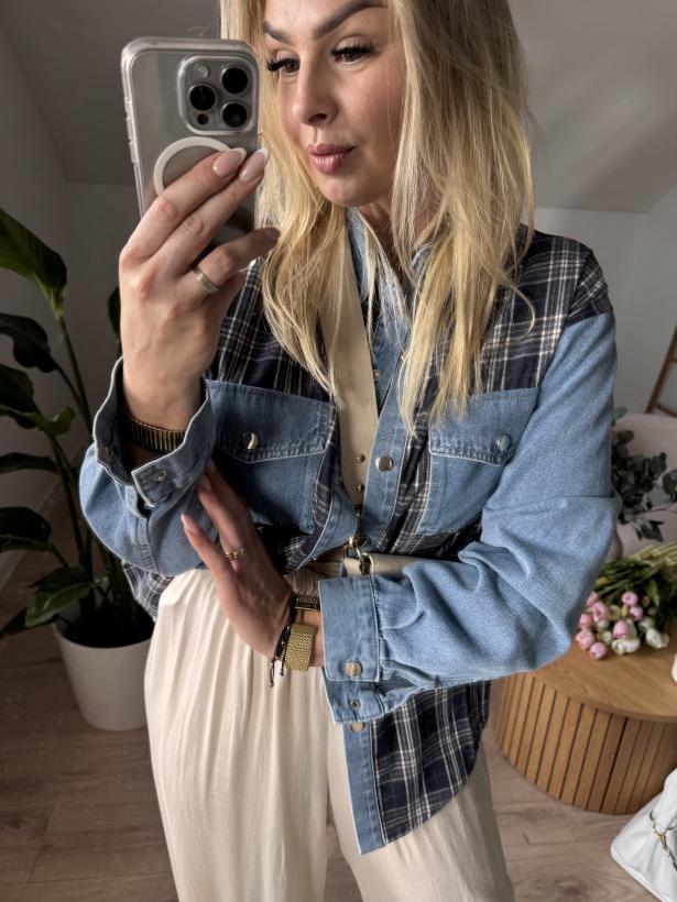 KOSZULA KRATA/JEANS