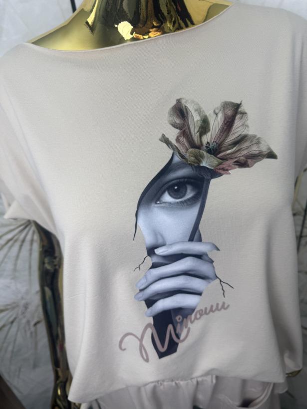 Bluzeczka bawełniana Agnes ‚ Oko’ Minouu