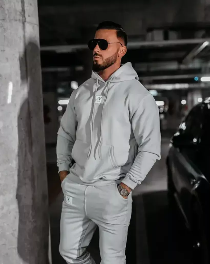 komplet męski KAMIKAZE szary